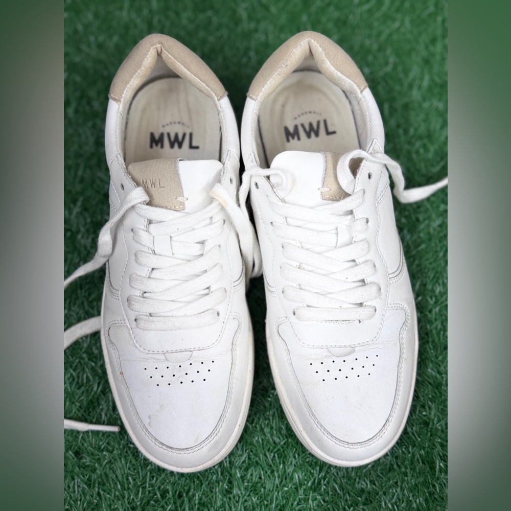 MWL White and Tan Sneakers Size M-8 W-9.5